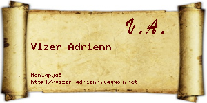 Vizer Adrienn névjegykártya